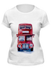 Заказать женскую футболку в Москве. Футболка классическая London bus от kat_kat - готовые дизайны и нанесение принтов.
