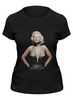 Заказать женскую футболку в Москве. Футболка классическая Marilyn Monroe  от KinoArt - готовые дизайны и нанесение принтов.