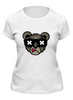 Заказать женскую футболку в Москве. Футболка классическая Медведь от THE_NISE  - готовые дизайны и нанесение принтов.