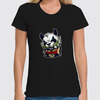 Заказать женскую футболку в Москве. Футболка классическая Panda  от T-shirt print  - готовые дизайны и нанесение принтов.
