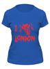 Заказать женскую футболку в Москве. Футболка классическая I love London  от ПРИНТЫ ПЕЧАТЬ  - готовые дизайны и нанесение принтов.