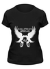 Заказать женскую футболку в Москве. Футболка классическая Hollywood Undead от scarletmiku - готовые дизайны и нанесение принтов.