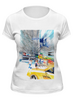 Заказать женскую футболку в Москве. Футболка классическая Улица Нью Йорка от artoutloop - готовые дизайны и нанесение принтов.