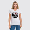 Заказать женскую футболку в Москве. Футболка классическая Follow Me от oneredfoxstore@gmail.com - готовые дизайны и нанесение принтов.