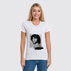 Заказать женскую футболку в Москве. Футболка классическая Jim Morrison  от bru - готовые дизайны и нанесение принтов.