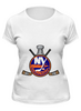 Заказать женскую футболку в Москве. Футболка классическая Нью-Йорк Айлендерс от kspsshop - готовые дизайны и нанесение принтов.