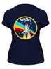 Заказать женскую футболку в Москве. Футболка классическая National Aeronautics and Space Administration от balden - готовые дизайны и нанесение принтов.