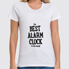Заказать женскую футболку в Москве. Футболка классическая Best Alarm Clock by Brainy от Brainy - готовые дизайны и нанесение принтов.
