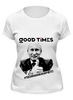 Заказать женскую футболку в Москве. Футболка классическая GoodTimes Crew от Александр  - готовые дизайны и нанесение принтов.