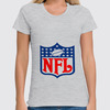 Заказать женскую футболку в Москве. Футболка классическая NFL от Weed Stuff`a - готовые дизайны и нанесение принтов.