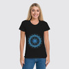 Заказать женскую футболку в Москве. Футболка классическая Мандала для здоровья от Lubi.Shop - готовые дизайны и нанесение принтов.