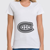 Заказать женскую футболку в Москве. Футболка классическая Montreal Canadiens  от kspsshop - готовые дизайны и нанесение принтов.