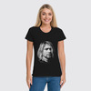 Заказать женскую футболку в Москве. Футболка классическая Kurt Cobain от rancid - готовые дизайны и нанесение принтов.