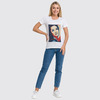 Заказать женскую футболку в Москве. Футболка классическая Анджелина Джоли от qwere - готовые дизайны и нанесение принтов.