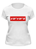 Заказать женскую футболку в Москве. Футболка классическая Varvara от THE_NISE  - готовые дизайны и нанесение принтов.