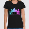 Заказать женскую футболку в Москве. Футболка классическая FORTNITE от geekbox - готовые дизайны и нанесение принтов.