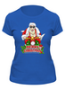 Заказать женскую футболку в Москве. Футболка классическая Santa Claus is coming to town от balden - готовые дизайны и нанесение принтов.