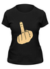 Заказать женскую футболку в Москве. Футболка классическая The Fuck от rybdenis1@mail.ru - готовые дизайны и нанесение принтов.