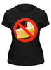 Заказать женскую футболку в Москве. Футболка классическая NO CAKE от Jimmy Flash - готовые дизайны и нанесение принтов.