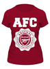 Заказать женскую футболку в Москве. Футболка классическая Арсенал от geekbox - готовые дизайны и нанесение принтов.