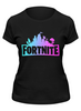 Заказать женскую футболку в Москве. Футболка классическая FORTNITE от geekbox - готовые дизайны и нанесение принтов.