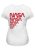 Заказать женскую футболку в Москве. Футболка классическая NASA (НАСА) от TheAndarz  - готовые дизайны и нанесение принтов.