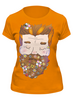 Заказать женскую футболку в Москве. Футболка классическая Цветочная борода от printik - готовые дизайны и нанесение принтов.