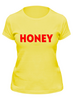 Заказать женскую футболку в Москве. Футболка классическая Honey от YellowCloverShop - готовые дизайны и нанесение принтов.