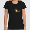 Заказать женскую футболку в Москве. Футболка классическая Gold Danz от romaskin_on_high@mail.ru - готовые дизайны и нанесение принтов.