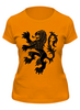 Заказать женскую футболку в Москве. Футболка классическая Сборная Голландии от geekbox - готовые дизайны и нанесение принтов.