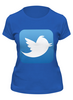 Заказать женскую футболку в Москве. Футболка классическая Twitter от Jimmy Flash - готовые дизайны и нанесение принтов.