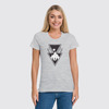 Заказать женскую футболку в Москве. Футболка классическая Running от oneredfoxstore@gmail.com - готовые дизайны и нанесение принтов.