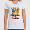 Заказать женскую футболку в Москве. Футболка классическая ✪ Five Nights at Freddy's ✪ от balden - готовые дизайны и нанесение принтов.