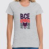 Заказать женскую футболку в Москве. Футболка классическая Прикольчик   от T-shirt print  - готовые дизайны и нанесение принтов.
