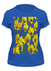 Заказать женскую футболку в Москве. Футболка классическая желтые цветы 2 от Мира  - готовые дизайны и нанесение принтов.