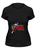 Заказать женскую футболку в Москве. Футболка классическая The Legend Of Zelda от BURNSHIRTS - готовые дизайны и нанесение принтов.