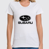 Заказать женскую футболку в Москве. Футболка классическая Subaru от THE_NISE  - готовые дизайны и нанесение принтов.