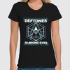 Заказать женскую футболку в Москве. Футболка классическая Deftones от geekbox - готовые дизайны и нанесение принтов.