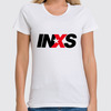 Заказать женскую футболку в Москве. Футболка классическая группа INXS от Fedor - готовые дизайны и нанесение принтов.
