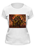 Заказать женскую футболку в Москве. Футболка классическая Орки (Warhammer 40k) от GeekFox  - готовые дизайны и нанесение принтов.