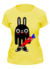 Заказать женскую футболку в Москве. Футболка классическая Кролик  от icase - готовые дизайны и нанесение принтов.