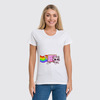 Заказать женскую футболку в Москве. Футболка классическая Nyan cat от YellowCloverShop - готовые дизайны и нанесение принтов.