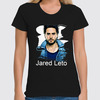 Заказать женскую футболку в Москве. Футболка классическая Джаред Лето(Jared  Leto) от T-shirt print  - готовые дизайны и нанесение принтов.