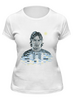 Заказать женскую футболку в Москве. Футболка классическая Месси от CoolDesign - готовые дизайны и нанесение принтов.