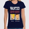 Заказать женскую футболку в Москве. Футболка классическая ⚠ Wanted ⚠ от balden - готовые дизайны и нанесение принтов.