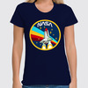 Заказать женскую футболку в Москве. Футболка классическая National Aeronautics and Space Administration от balden - готовые дизайны и нанесение принтов.