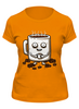 Заказать женскую футболку в Москве. Футболка классическая Кофе (Coffee) от Yaroslava - готовые дизайны и нанесение принтов.