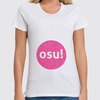 Заказать женскую футболку в Москве. Футболка классическая Osu! (Видеоигра) от YellowCloverShop - готовые дизайны и нанесение принтов.