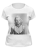 Заказать женскую футболку в Москве. Футболка классическая Marilyn Monroe   от KinoArt - готовые дизайны и нанесение принтов.