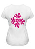 Заказать женскую футболку в Москве. Футболка классическая розовая лилия от nikol - готовые дизайны и нанесение принтов.